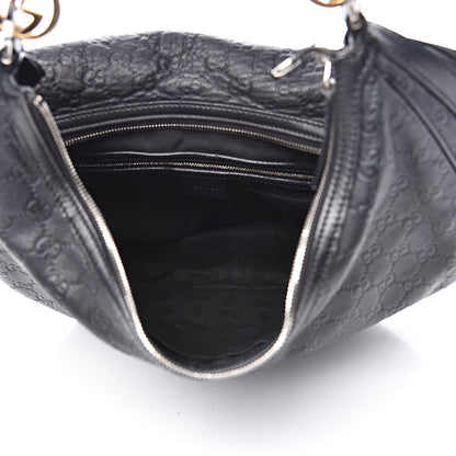 Gucci Guccissima Large GG Twins Hobo Black 4 of 11