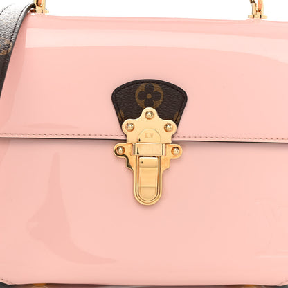 Louis Vuitton Patent Calfskin Monogram Cherrywood PM Rose Ballerine 6 of 8