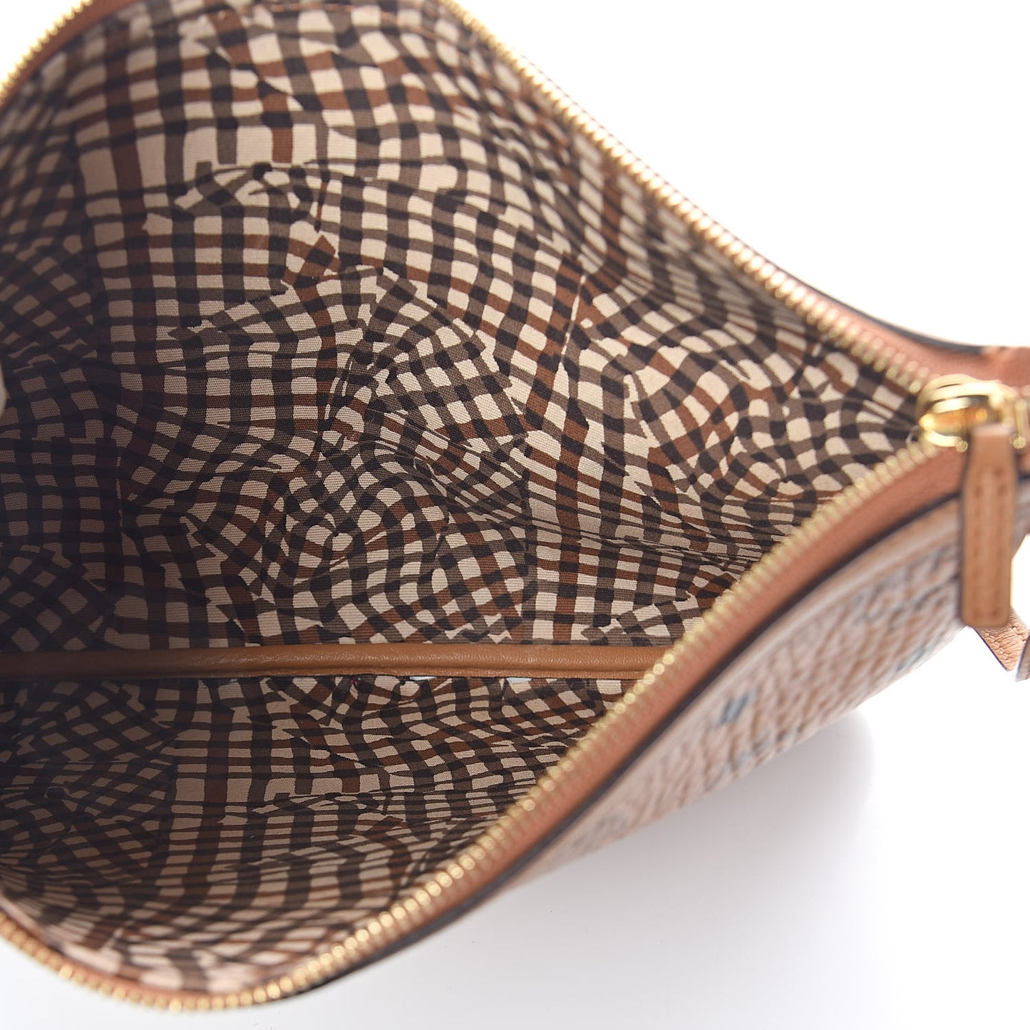 Visetos Medium Stark Wristlet Pouch Cognac
