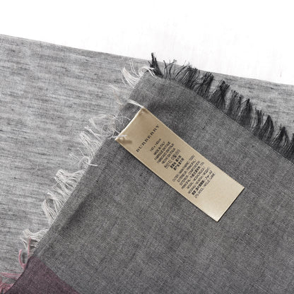 Burberry Modal Wool Giant Check Scarf Dark Trench 2 of 3
