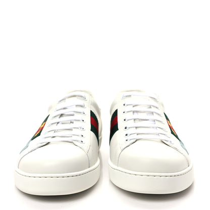 Gucci Calfskin Web Mens Gucci Band Ace Sneakers 8.5 White 2 of 10