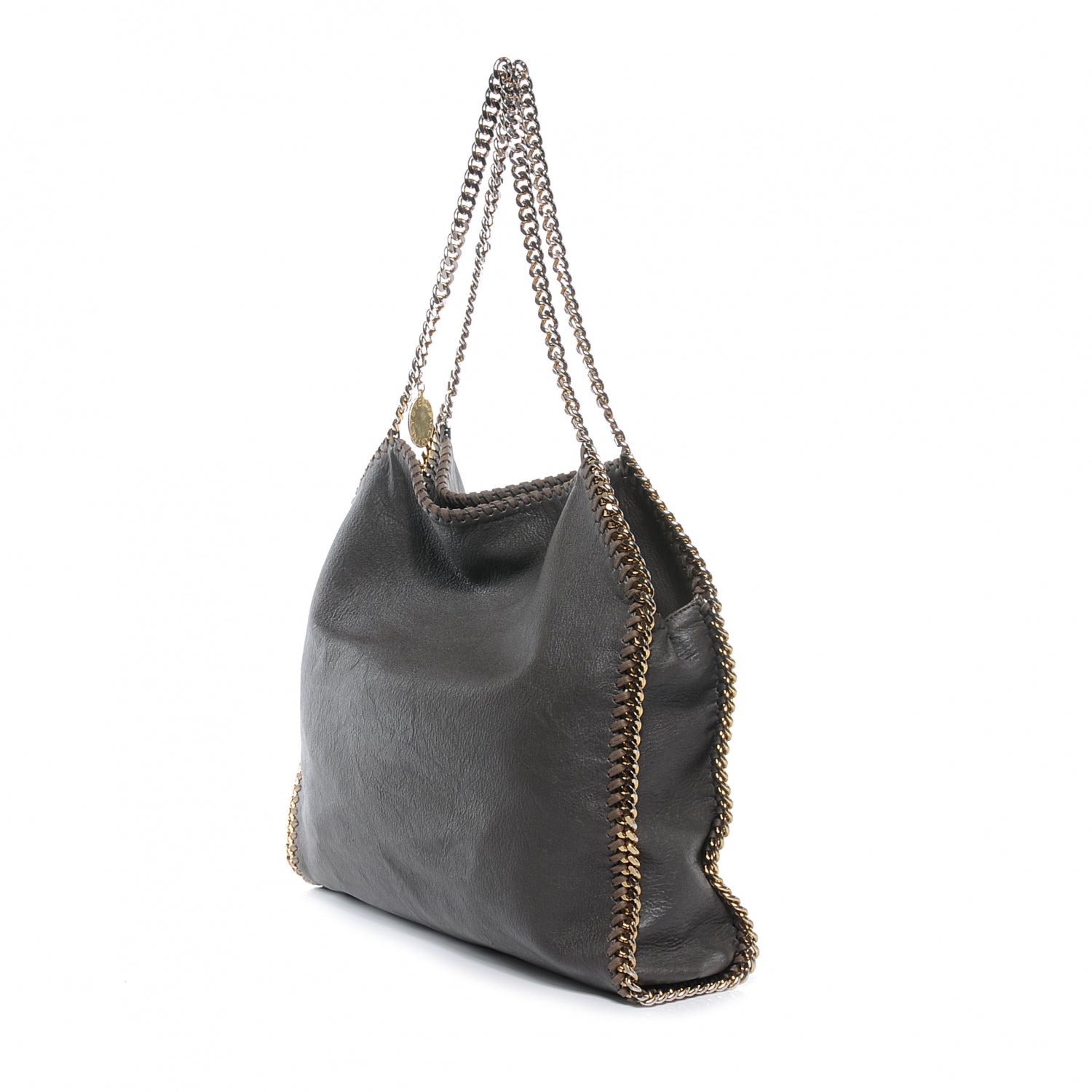Stella McCartney Faux Leather Small Falabella Tote Grey 4 of 7