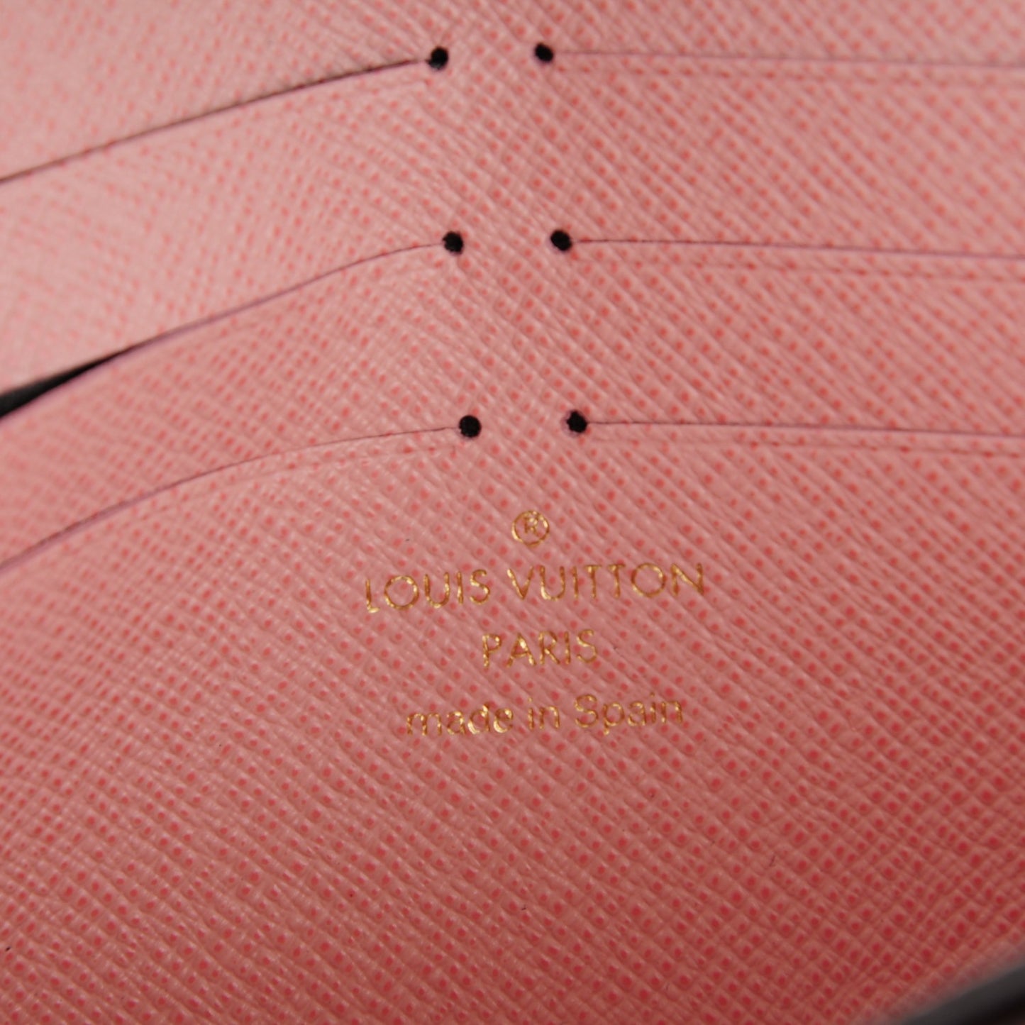 Monogram Jeanne Wallet Rose Ballerine