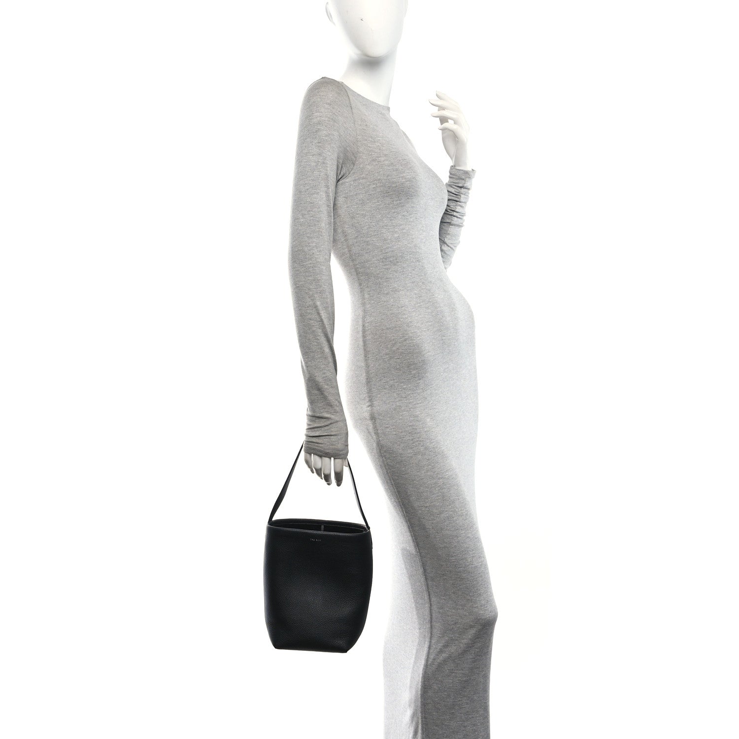 The Row Grained Calfskin Small N/S Park Tote Black 2 of 9