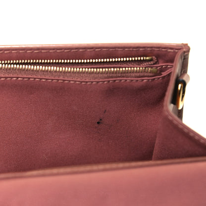 Louis Vuitton Vernis Rossmore MM Rose Velours 8 of 11