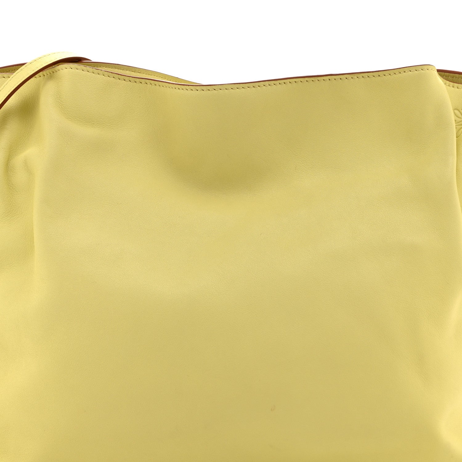 Loewe Calfskin Small Flamenco Knot Bag Yellow 8 of 11