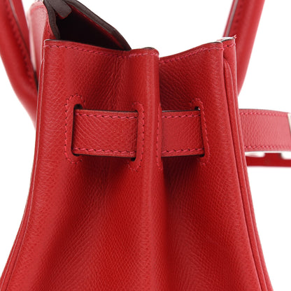 Hermes Epsom Birkin 30 Rouge Casaque 14 of 36