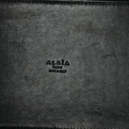 Alaia Paper Straw Calfskin Mina 25 Bag Natural 6 of 11