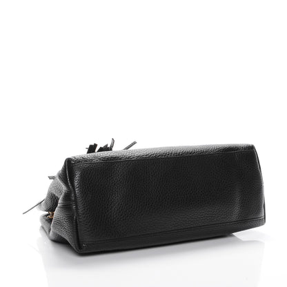 Gucci Pebbled Calfskin Medium Soho Chain Shoulder Bag Black 4 of 7