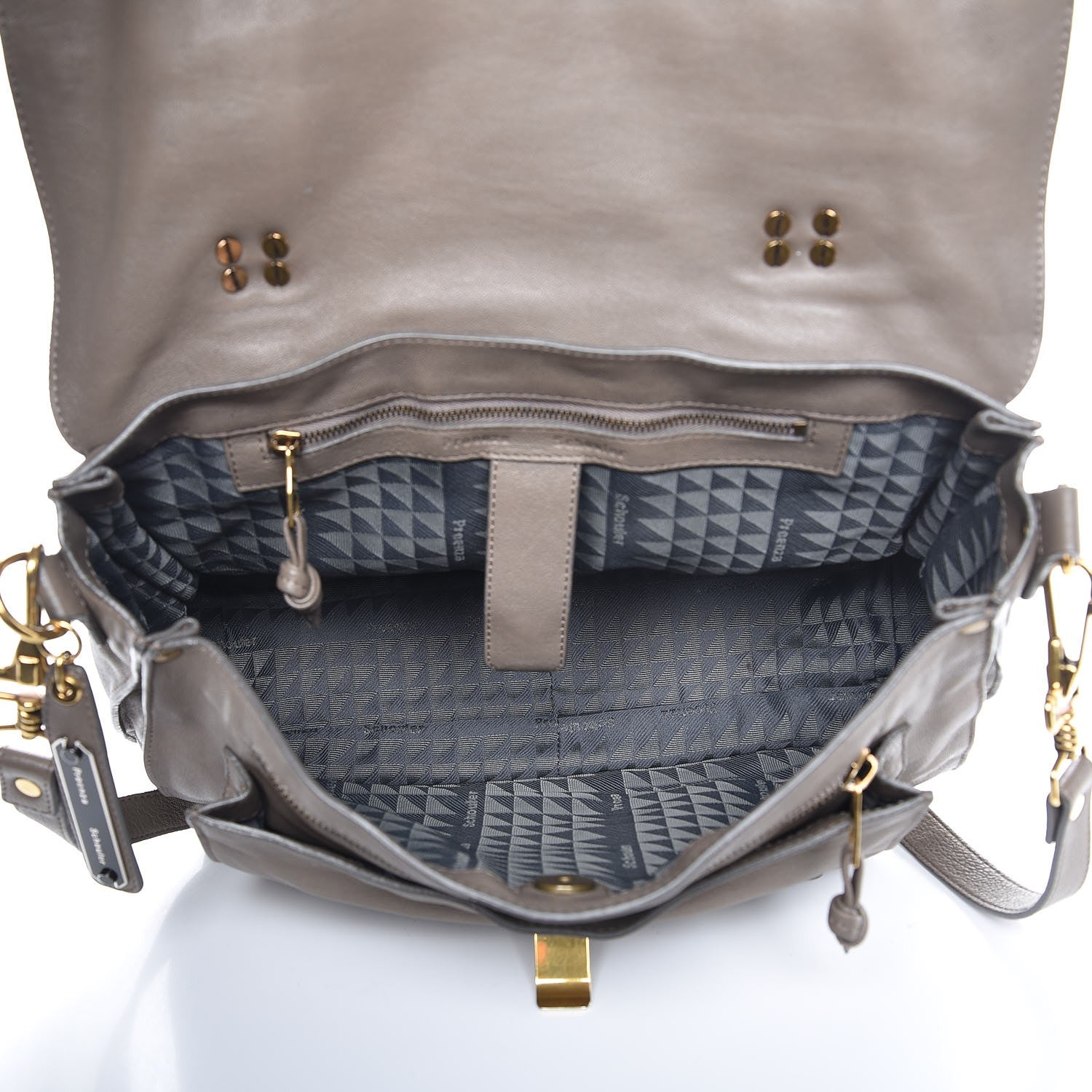Proenza Schouler Lambskin Medium PS1 Satchel Smoke 6 of 14