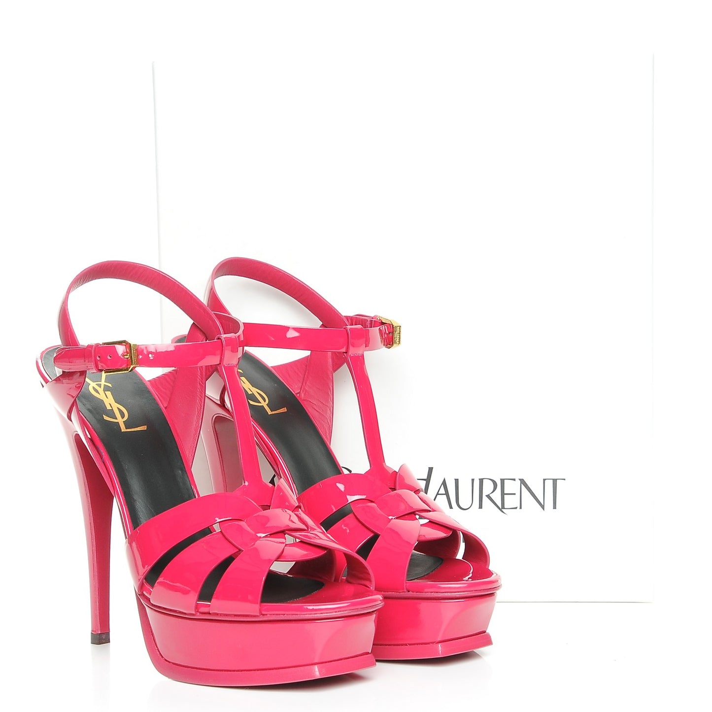 Patent Tribute 105 Platform Sandals 39 Fuchsia