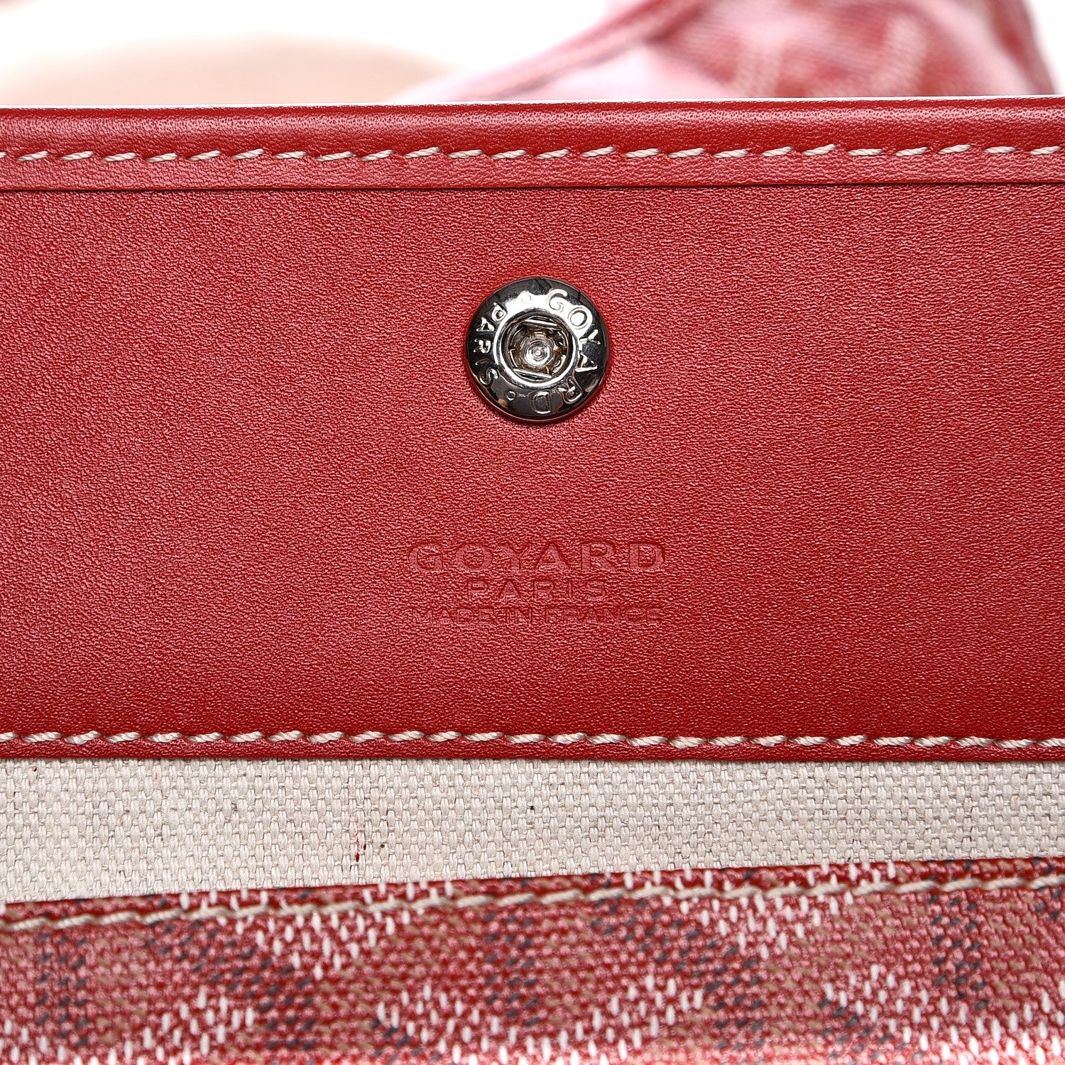 Goyard Goyardine Saint Louis GM Red 7 of 8