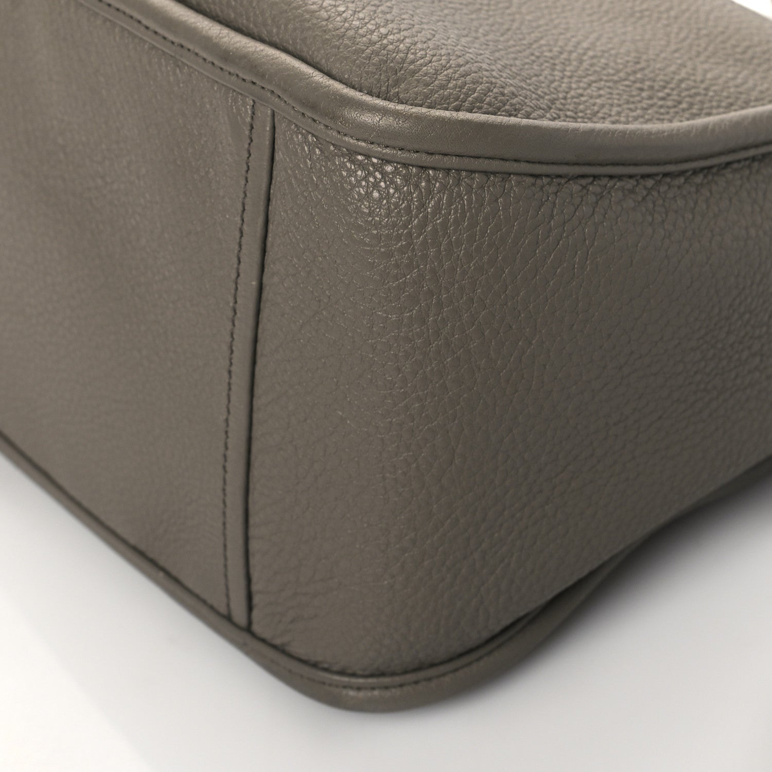 Prada Vitello Daino Double Strap Messenger Hobo Argilla 9 of 9