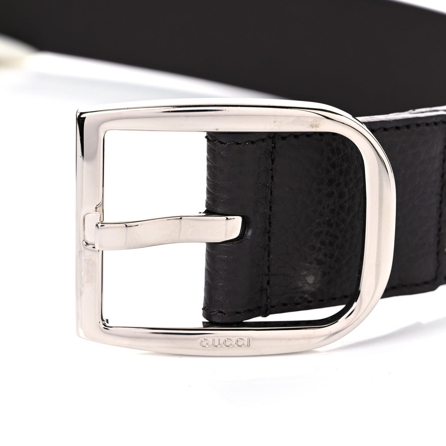 Monogram Dollar Calfskin 40mm Belt 80 32 Beige Ebony Testa di Moro