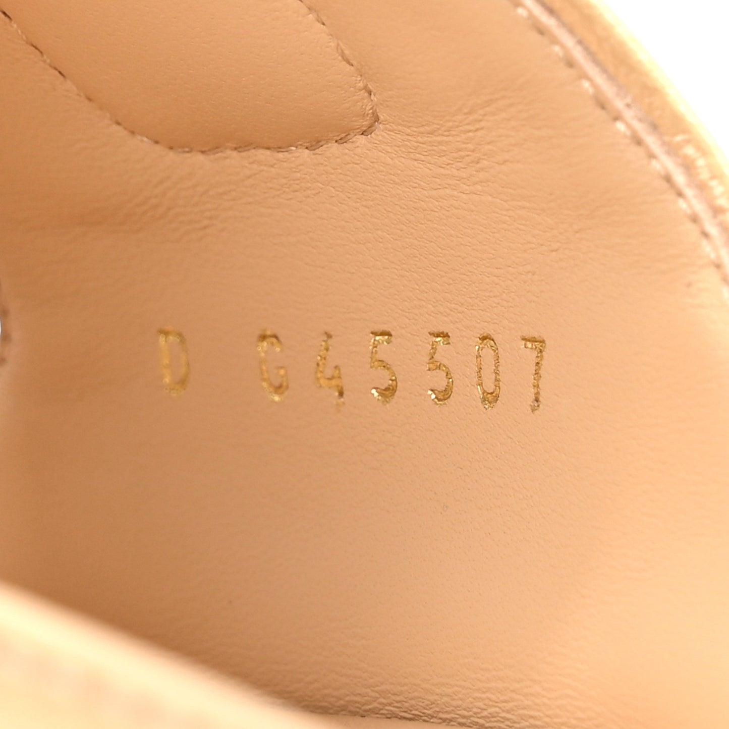Lambskin Quilted Velcro Dad Chain CC Slide Sandals 38.5 Beige