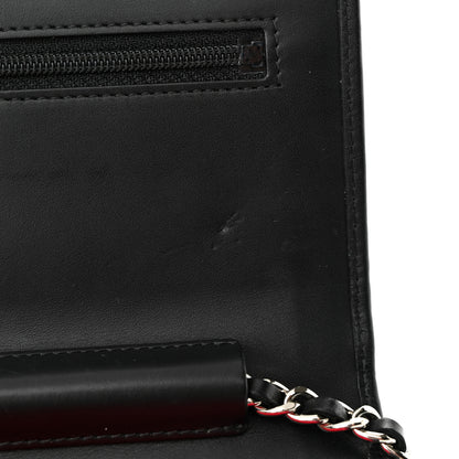 Chanel Calfskin Quilted Cambon Wallet on Chain WOC Black 12 of 12