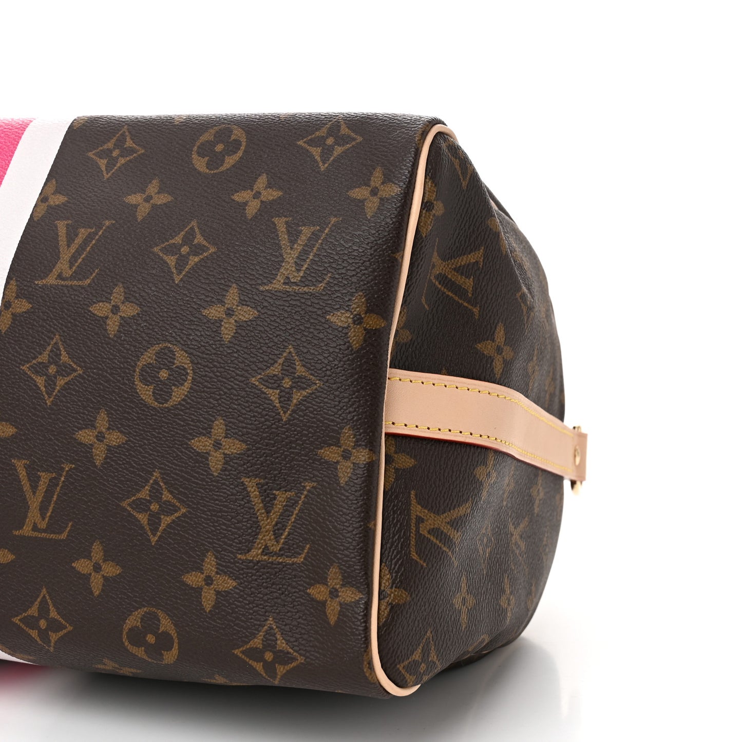 Monogram My LV Heritage Speedy Bandouliere 30 Fuchsia White