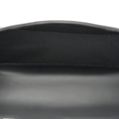Off-White Calfskin Clam Shoulder Bag Black 5 of 9