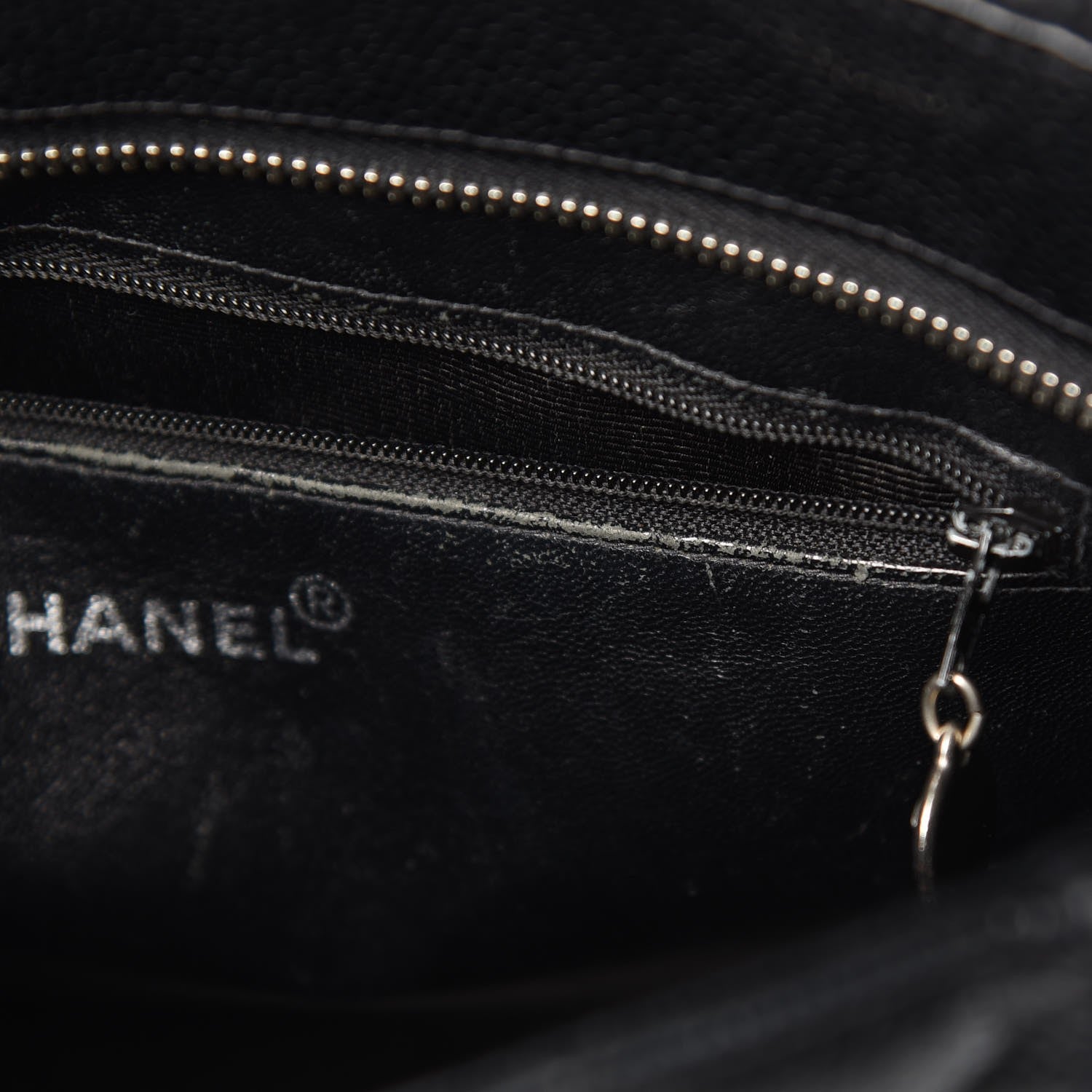 Chanel Caviar Quilted Medallion Tote Black 9 of 20