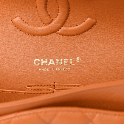Chanel Caviar Quilted Medium Double Flap Light Brown 8 of 10