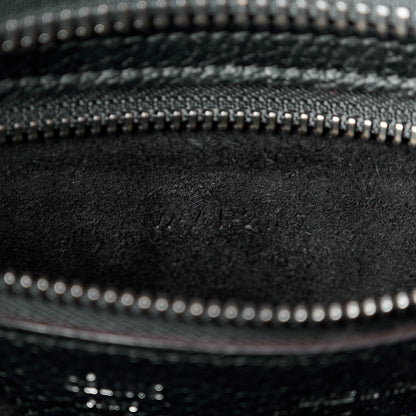 Celine Drummed Calfskin Micro Luggage Black 7 of 10