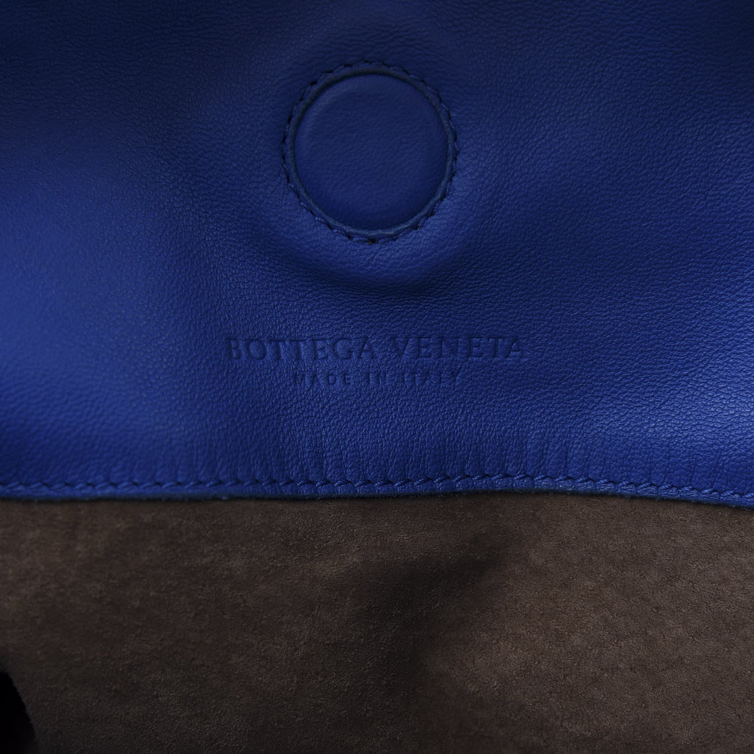 Bottega Veneta Nappa Intrecciato Large Campana Signal Blue 6 of 14