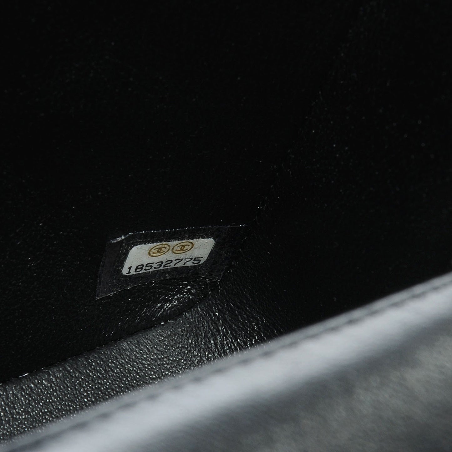 Lambskin Mini Square Flap Black