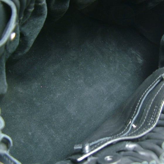 Ruched Jardin Black Nero