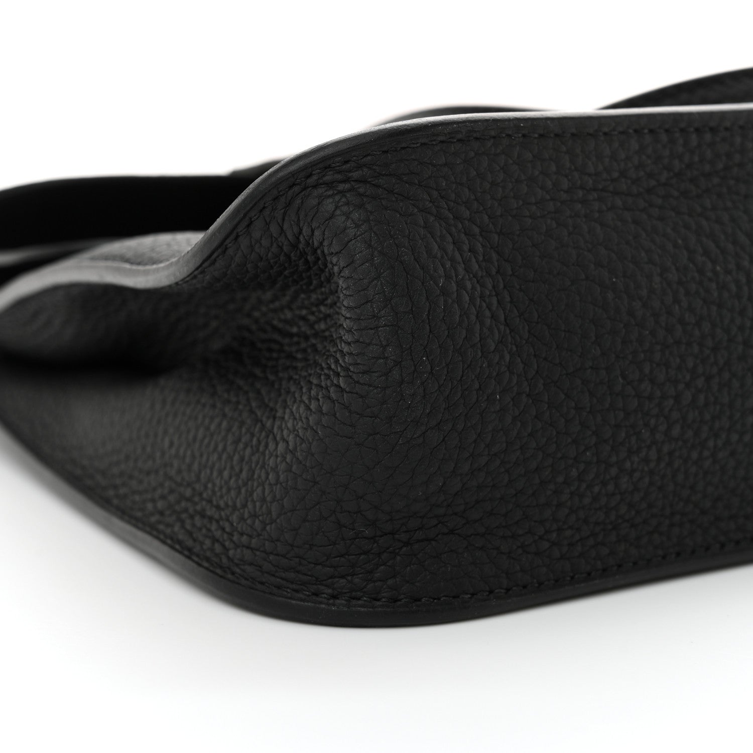 Hermes Taurillon Clemence Halzan 25 Black 9 of 11