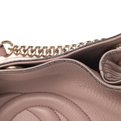 Gucci Cellarius Calfskin Medium Soho Chain Shoulder Bag Dark Cipria 8 of 8