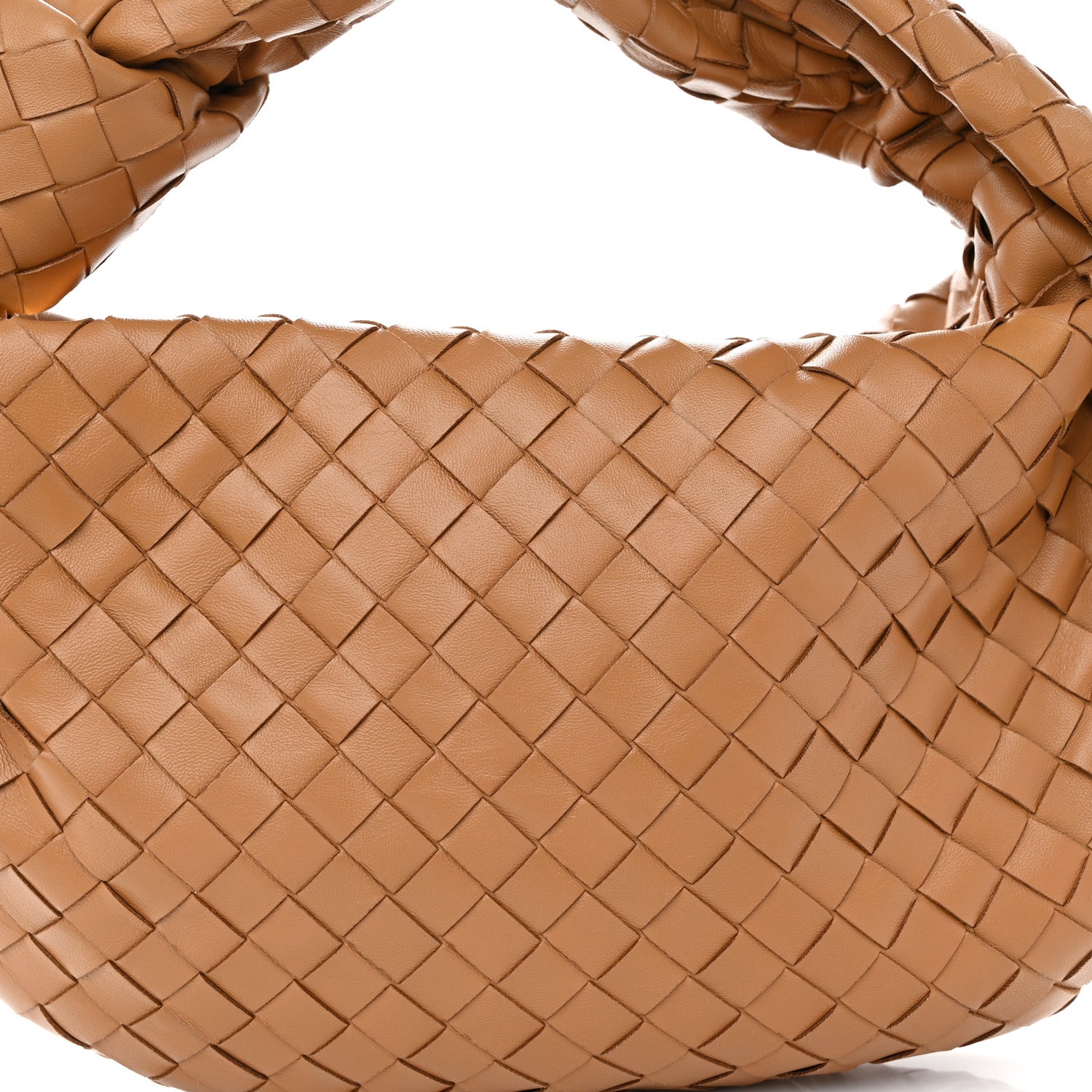 Bottega Veneta Nappa Intrecciato Teen Jodie Hobo Caramel 8 of 10