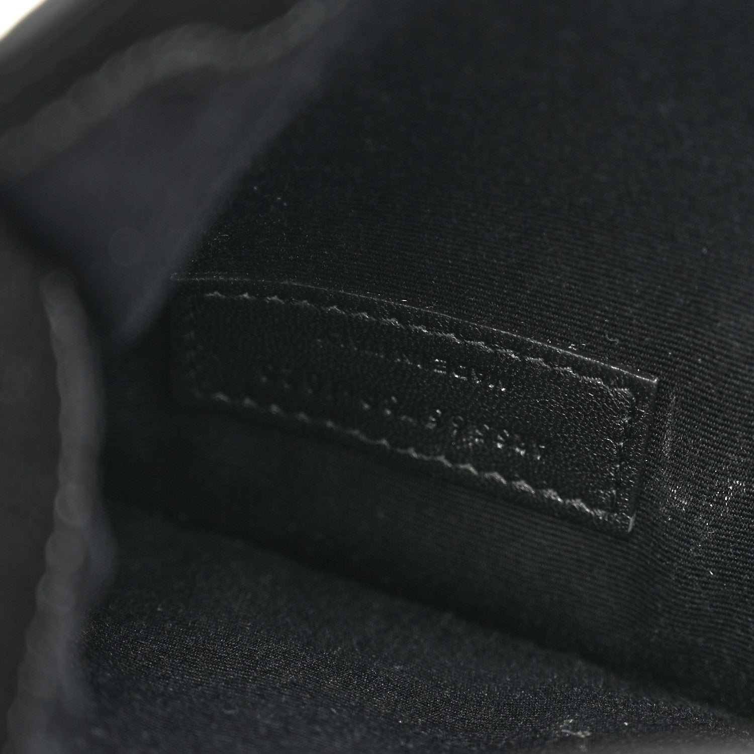 Saint Laurent Grain De Poudre Uptown Pouch Black 7 of 7