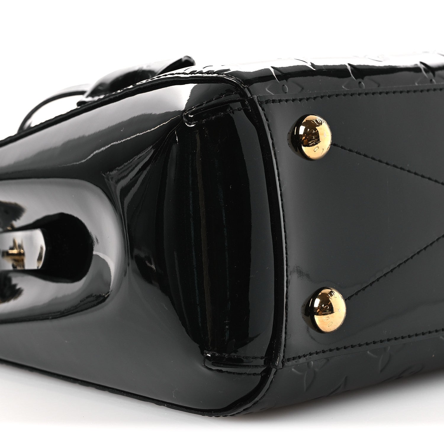 Louis Vuitton Vernis Montaigne BB Black 9 of 11