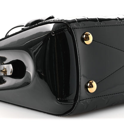 Louis Vuitton Vernis Montaigne BB Black 9 of 11