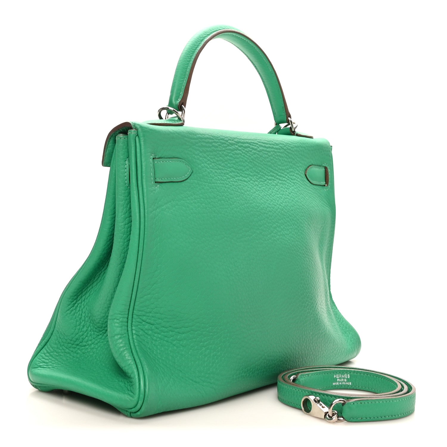 Hermes Taurillon Clemence Kelly Retourne 32 Menthe 3 of 10