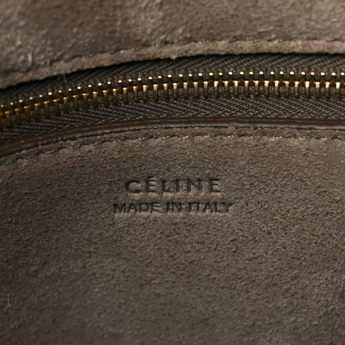 Soft Grained Calfskin Sangle Bucket Bag Taupe
