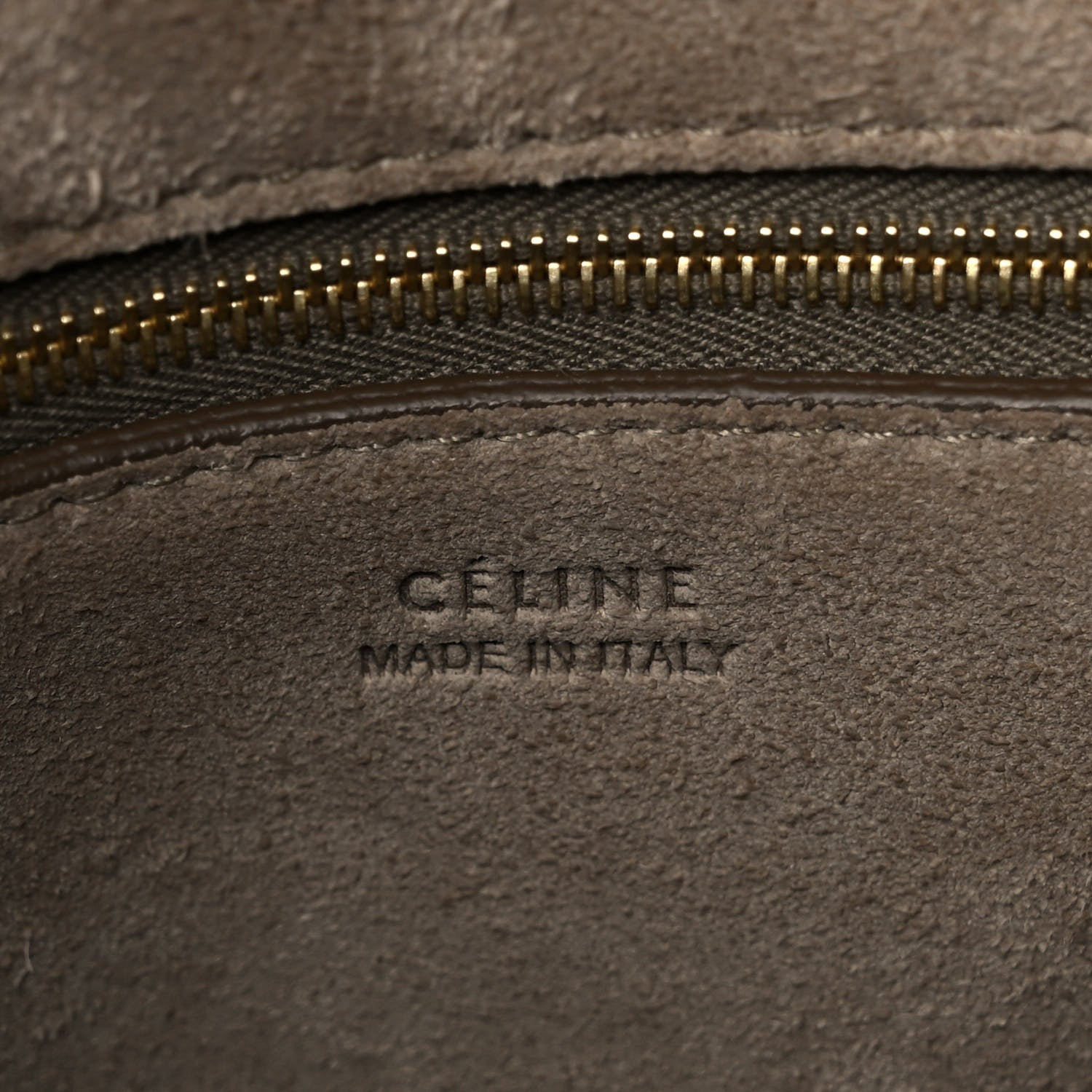 Celine Soft Grained Calfskin Sangle Bucket Bag Taupe 6 of 12