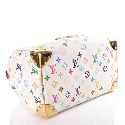 Louis Vuitton Monogram Multicolor Speedy 30 White 3 of 14