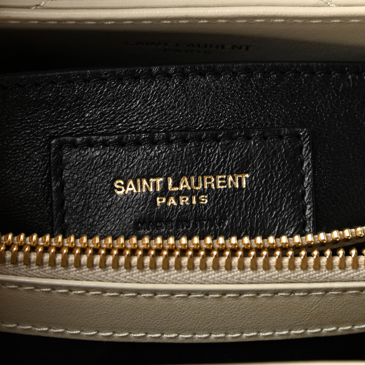 Saint Laurent Calfskin Y Quilted Monogram Small Loulou Chain Satchel Crema Soft 6 of 9