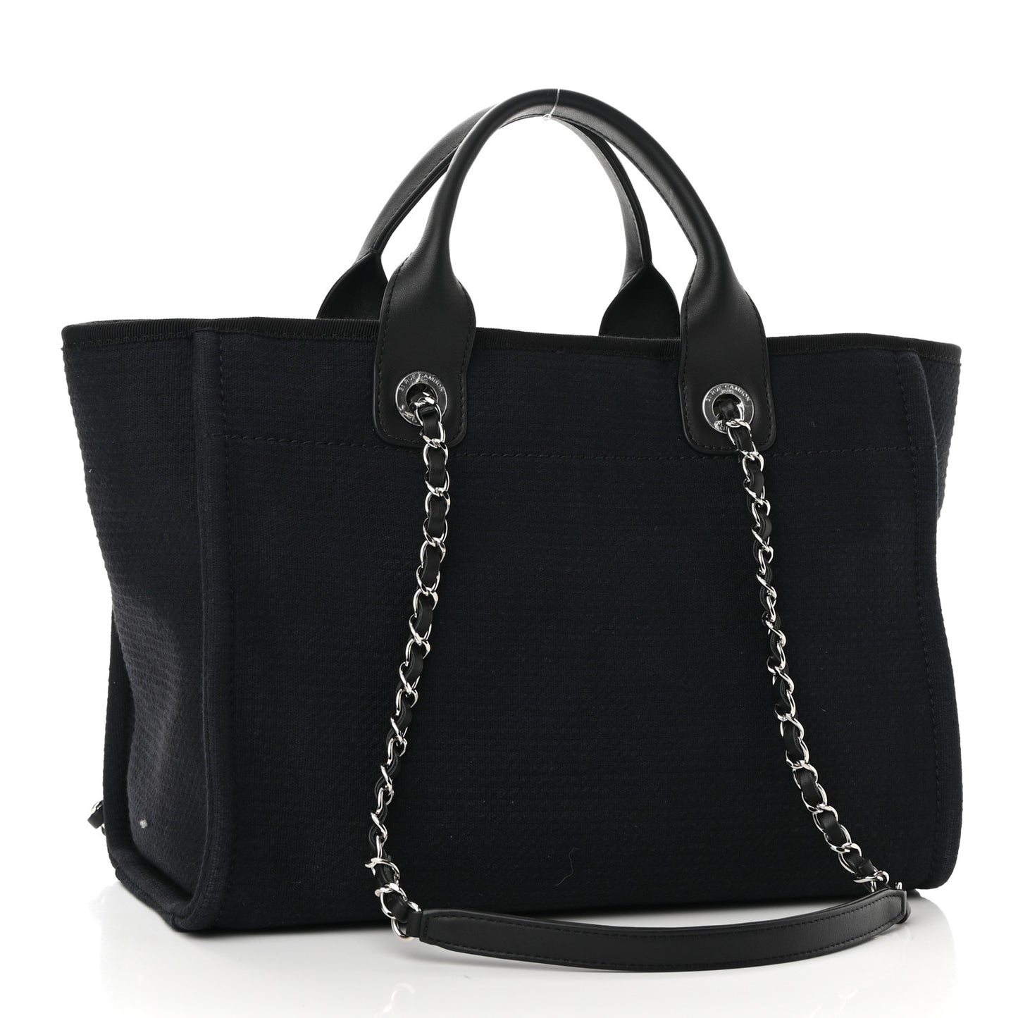 Mixed Fibers Small Deauville Tote Black