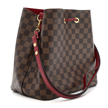 Louis Vuitton Damier Ebene Neonoe MM Cherry Berry 3 of 9