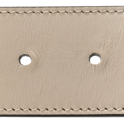 Gucci Calfskin Double G 40mm Belt 70 28 Mystic White 7 of 9