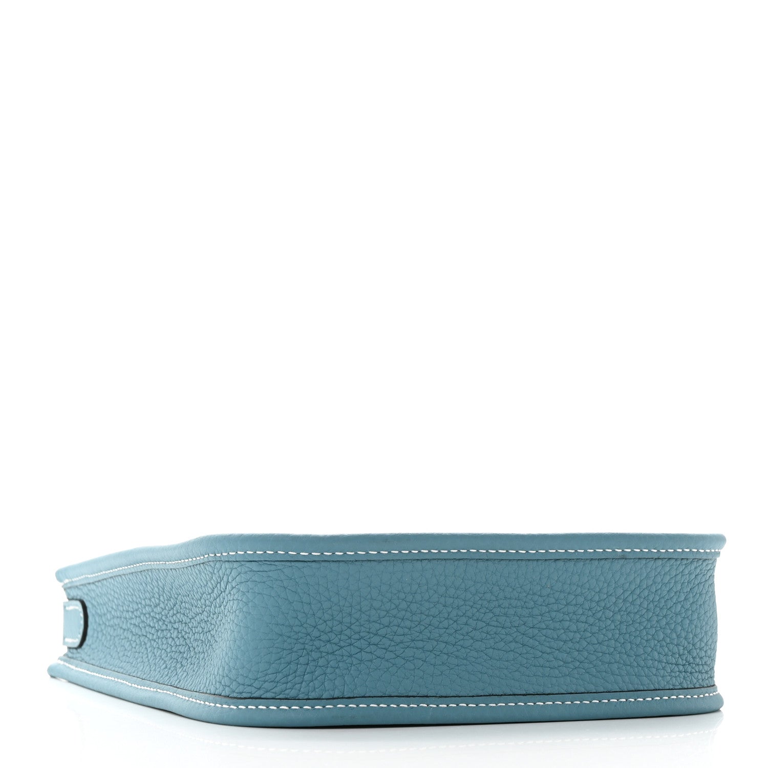 Hermes Taurillon Clemence Evelyne TPM New Blue Jean 4 of 11