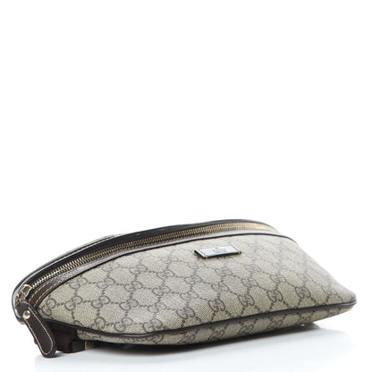 Gucci GG Supreme Monogram Belt Bag Dark Brown 4 of 13