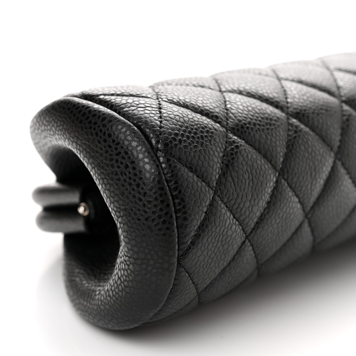 Caviar Quilted Timeless Clutch Black