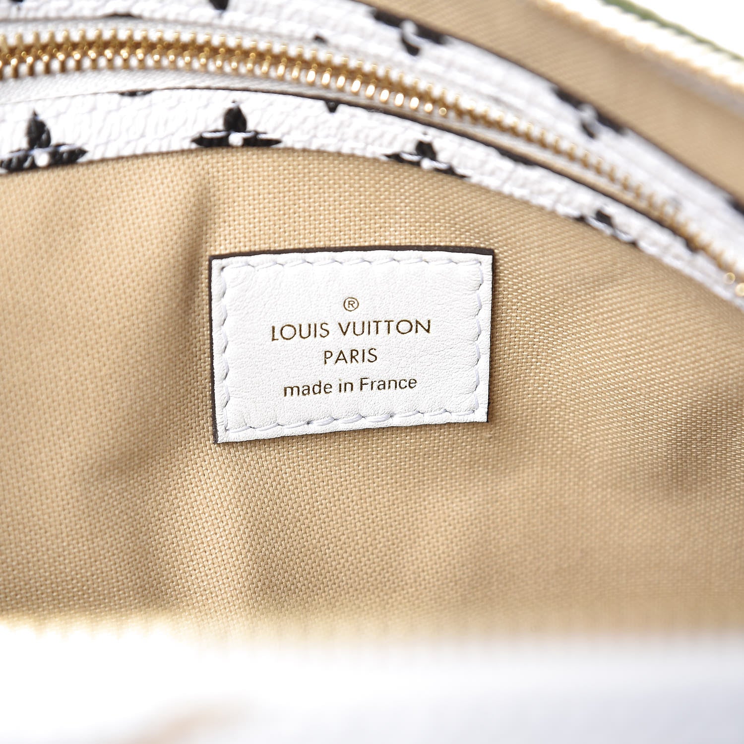 Louis Vuitton Monogram Giant Speedy Bandouliere 30 Kaki Beige 6 of 6