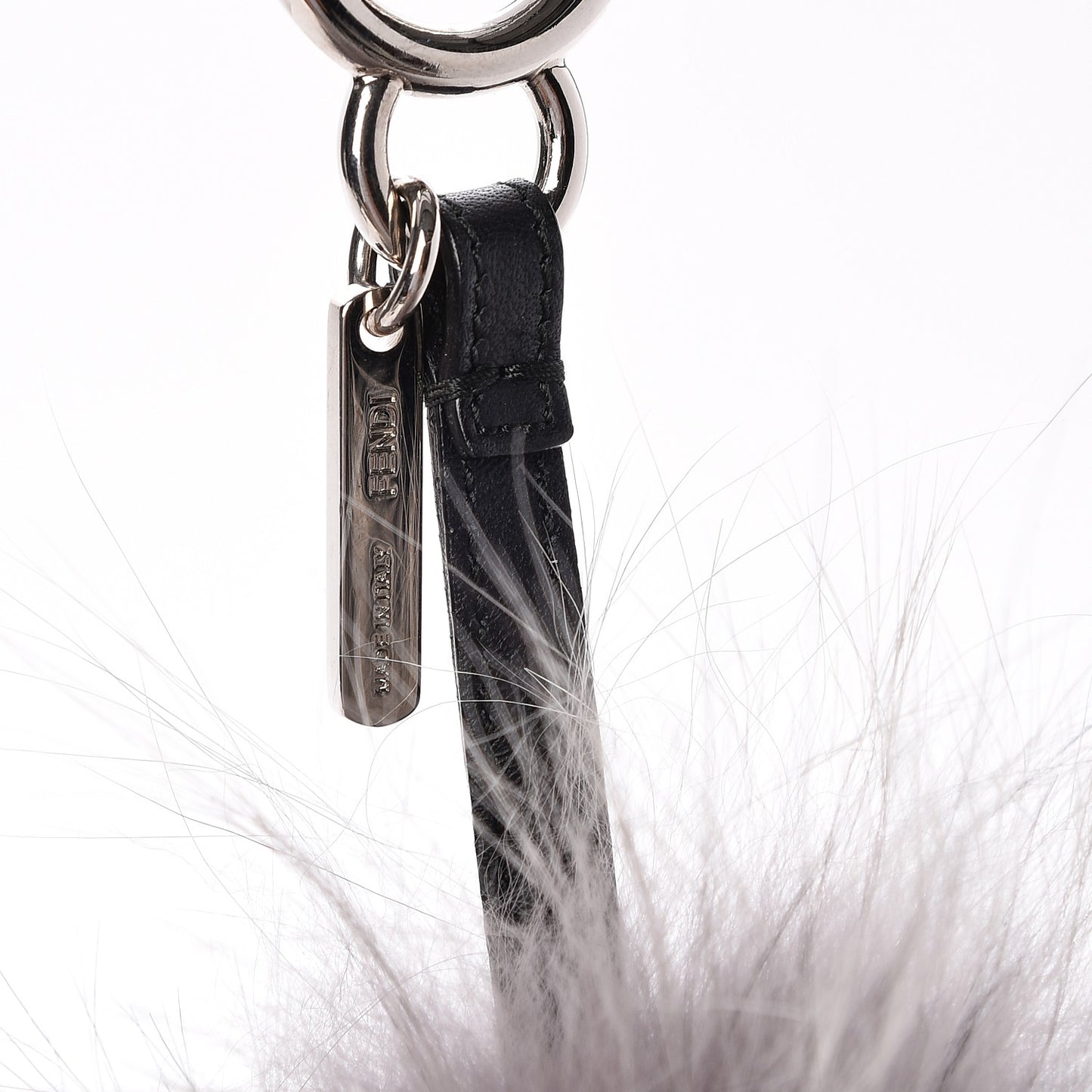 Mink Fur Diabloo Monster Bag Charm Mint