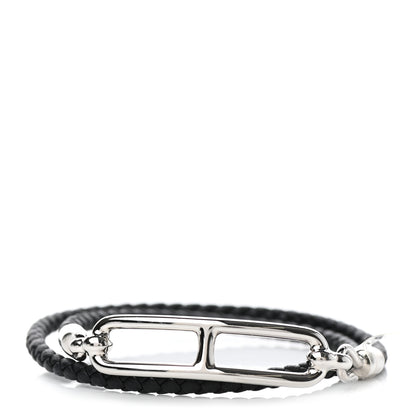 Hermes Swift Roulis Double Tour Bracelet T3 Black 1 of 4