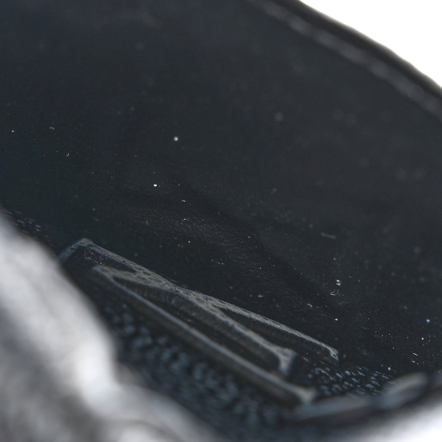 Faded Calfskin Monogram Pocket Organizer Charcoal