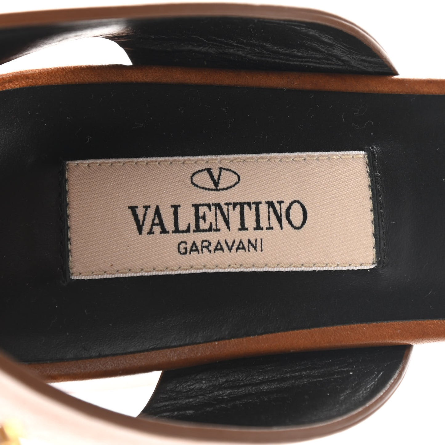 Calfskin VLogo 45mm Sandals 37 Cuoio